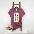 Paint Palette ArtSet Halloween Costume For Teachers Students For Men Women Kids Women's Heather T-Shirt Heather Maroon