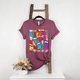 Hispanic Heritage Month 2025 Latino Puerto Rico Teacher Kids Women's Heather T-Shirt Heather Maroon