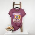 Paraprofessional Straight Outta Energy Teacher Life For Men Women Women's Heather T-Shirt Heather Maroon