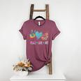 Peace Love Art Painting Palette Art Teacher Women's Heather T-Shirt Heather Maroon Peace Love Art Painting Palette Art Teacher Women's Heather T-Shirt Heather Maroon