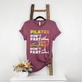Pilates Instructor Teacher Watercolor Pilates Don't Fart Men Women Kids Women's Heather T-Shirt Heather Maroon Pilates Instructor Teacher Watercolor Pilates Don't Fart Men Women Kids Women's Heather T-Shirt Heather Maroon