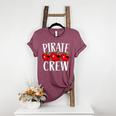 Pirate Crew Pirate Teacher Team Squad Talk Like A Pirate Day For Men Women Kids Women's Heather T-Shirt Heather Maroon Pirate Crew Pirate Teacher Team Squad Talk Like A Pirate Day For Men Women Kids Women's Heather T-Shirt Heather Maroon
