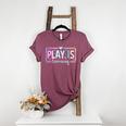 Play Is Learning Kindergarten Teacher Team Women Women's Heather T-Shirt Heather Maroon Play Is Learning Kindergarten Teacher Team Women Women's Heather T-Shirt Heather Maroon