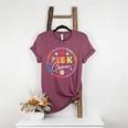 Pre-K Crew 1st Day Of School Preschool Teacher Women's Heather T-Shirt Heather Maroon Pre-K Crew 1st Day Of School Preschool Teacher Women's Heather T-Shirt Heather Maroon