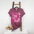 In My Preschool Era Teachers Women Back To School Kids Girls Women's Heather T-Shirt Heather Maroon