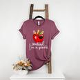 Pretend I'm A Pirate Teacher Apple Talk Like A Pirate Day Men Women Kids Women's Heather T-Shirt Heather Maroon