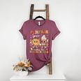 Pumpkin Spice Makes Teacher Nice Retro Fall Spooky Season Women's Heather T-Shirt Heather Maroon Pumpkin Spice Makes Teacher Nice Retro Fall Spooky Season Women's Heather T-Shirt Heather Maroon