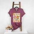 Pumpkin Teacher Preppy Fall In Love With Learning Autumn Women's Heather T-Shirt Heather Maroon