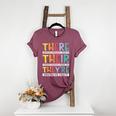 There Their They’Re Grammar Joke For English Teacher Student Women's Heather T-Shirt Heather Maroon