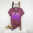 In My Retirement Era Groovy Retired Teacher 2025 Women Women's Heather T-Shirt Heather Maroon