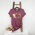 Retro Grovvy Coffee Teach Repeat Teacher Women's Heather T-Shirt Heather Maroon Retro Grovvy Coffee Teach Repeat Teacher Women's Heather T-Shirt Heather Maroon