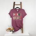 Retro Merry Teacher Bright Students Christmas Teacher Women's Heather T-Shirt Heather Maroon Retro Merry Teacher Bright Students Christmas Teacher Women's Heather T-Shirt Heather Maroon
