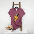 Retro Pencil Pencil Back To School Teacher Student Women's Heather T-Shirt Heather Maroon