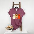Retro Pencil Ghost Boo Spooky Teacher Halloween Costume Women's Heather T-Shirt Heather Maroon Retro Pencil Ghost Boo Spooky Teacher Halloween Costume Women's Heather T-Shirt Heather Maroon