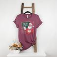Santa Teacher 67 Math Christmas Xmas Holiday Number 67 Women's Heather T-Shirt Heather Maroon Santa Teacher 67 Math Christmas Xmas Holiday Number 67 Women's Heather T-Shirt Heather Maroon