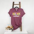 Science Teacher Tie Dye Science Teaching Back To School Women's Heather T-Shirt Heather Maroon