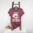 Science Teachers Love Brains Teachers Halloween Women's Heather T-Shirt Heather Maroon Science Teachers Love Brains Teachers Halloween Women's Heather T-Shirt Heather Maroon