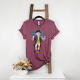 Six Seven 6 7 7 6 George Washington Teacher American Women's Heather T-Shirt Heather Maroon