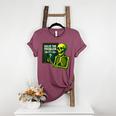 Solve The Problem Skeleton Teacher Halloween Math Six Seven Women's Heather T-Shirt Heather Maroon Solve The Problem Skeleton Teacher Halloween Math Six Seven Women's Heather T-Shirt Heather Maroon