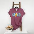 Special Education SPED Rocks Teacher Back To School Rock Women's Heather T-Shirt Heather Maroon Special Education SPED Rocks Teacher Back To School Rock Women's Heather T-Shirt Heather Maroon