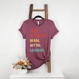 Sped Teacher Man Myth Legend Women's Heather T-Shirt Heather Maroon