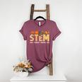 STEM Teacher Thanksgiving Grateful Educator Science Class Women's Heather T-Shirt Heather Maroon STEM Teacher Thanksgiving Grateful Educator Science Class Women's Heather T-Shirt Heather Maroon