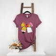 Student Teacher Coquette Bow Pencil Back To School First Day Women's Heather T-Shirt Heather Maroon Student Teacher Coquette Bow Pencil Back To School First Day Women's Heather T-Shirt Heather Maroon