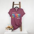 Sustantivo Maestra Fabulosa Adjetivo Spanish Teacher Women's Heather T-Shirt Heather Maroon