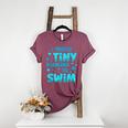 Swimming Teacher I Teach Tiny Humans To Swim Swim Instructor Women's Heather T-Shirt Heather Maroon