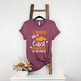I Teach The Cutest Pumpkins In The Patch Teacher School For Men Women Kids Women's Heather T-Shirt Heather Maroon