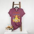 I Teach In My Pajamas Crayon Home School Teacher PJs Women's Heather T-Shirt Heather Maroon