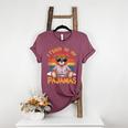 I Teach In My Pajamas Teacher Sunset Bear Retro Women's Heather T-Shirt Heather Maroon