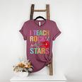 I Teach Rockstars Band Vibes Teacher Rocks My Music Teaching Women's Heather T-Shirt Heather Maroon I Teach Rockstars Band Vibes Teacher Rocks My Music Teaching Women's Heather T-Shirt Heather Maroon
