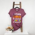 I Teach The Smartest Pumpkins The Patch Teacher Fall Season For Men Women Kids Women's Heather T-Shirt Heather Maroon