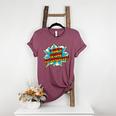 I Teach Superheroes Retro Comic Super Teacher Graphic Women's Heather T-Shirt Heather Maroon I Teach Superheroes Retro Comic Super Teacher Graphic Women's Heather T-Shirt Heather Maroon