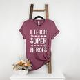 I Teach Superheroes Shirt Men Women School Teacher Women's Heather T-Shirt Heather Maroon I Teach Superheroes Shirt Men Women School Teacher Women's Heather T-Shirt Heather Maroon