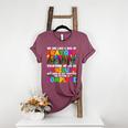 Teacher We Are Like A Box Of Crayons Back To School Women's Heather T-Shirt Heather Maroon