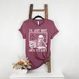 Teacher Halloween Shirt I'Ll Just Wait Until It's Quiet Women's Heather T-Shirt Heather Maroon Teacher Halloween Shirt I'Ll Just Wait Until It's Quiet Women's Heather T-Shirt Heather Maroon