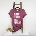 Teacher Hiking Shirt Teaching Hiker T Shirt Women's Heather T-Shirt Heather Maroon Teacher Hiking Shirt Teaching Hiker T Shirt Women's Heather T-Shirt Heather Maroon