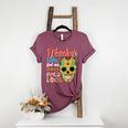 Teacher Life Got Me Feeling Un Poco Loco Women's Heather T-Shirt Heather Maroon Teacher Life Got Me Feeling Un Poco Loco Women's Heather T-Shirt Heather Maroon