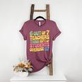 Teacher Overuse 67 Teacher Women's Heather T-Shirt Heather Maroon Teacher Overuse 67 Teacher Women's Heather T-Shirt Heather Maroon