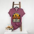 Teacher All Teachers Love Brains Halloween Women's Heather T-Shirt Heather Maroon Teacher All Teachers Love Brains Halloween Women's Heather T-Shirt Heather Maroon