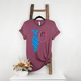 Teacher Tie & Pocket Protector Costume School Women's Heather T-Shirt Heather Maroon