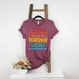 Teacher Voice Teacherlife Primary School Teacher Women's Heather T-Shirt Heather Maroon