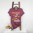 Teachers Are Superheroes Graduation School Teachers Women's Heather T-Shirt Heather Maroon