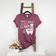 Teachers Testing Day Test Day No Prob Llama Teacher Women's Heather T-Shirt Heather Maroon Teachers Testing Day Test Day No Prob Llama Teacher Women's Heather T-Shirt Heather Maroon