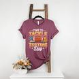 Test Day State Football Tackle Testing Day Sports Teacher Women's Heather T-Shirt Heather Maroon