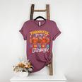 Thankful For My Kindergarten Turkeys Thanksgiving Teacher Women's Heather T-Shirt Heather Maroon Thankful For My Kindergarten Turkeys Thanksgiving Teacher Women's Heather T-Shirt Heather Maroon