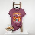 Thankful For My Little Turkeys Teacher Thanksgiving Teachers Women's Heather T-Shirt Heather Maroon Thankful For My Little Turkeys Teacher Thanksgiving Teachers Women's Heather T-Shirt Heather Maroon