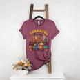 Thankful For My Preschool Turkeys Thanksgiving Teacher Fall Women's Heather T-Shirt Heather Maroon